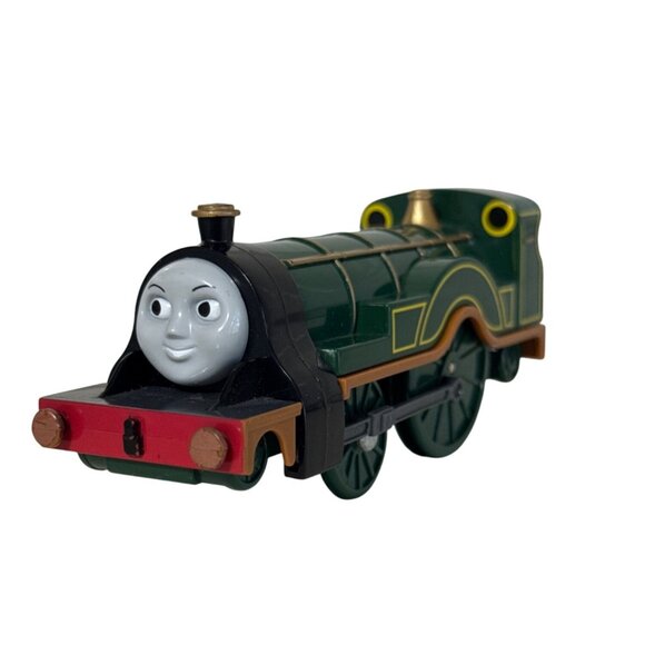 Thomas & Friends Emily Toy Train 2004 TOMY Dark Green Black Yellow - Picture 2 of 5